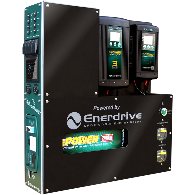 Enerdrive Adventurer 01 Inc 200ah Lithium Btec Bundle