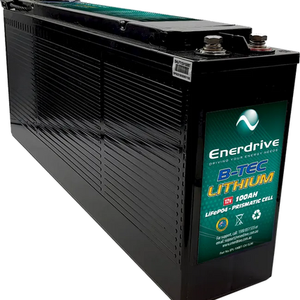 Enerdrive - B-TEC 100AH 12V LiFePO4 Slim Case Battery