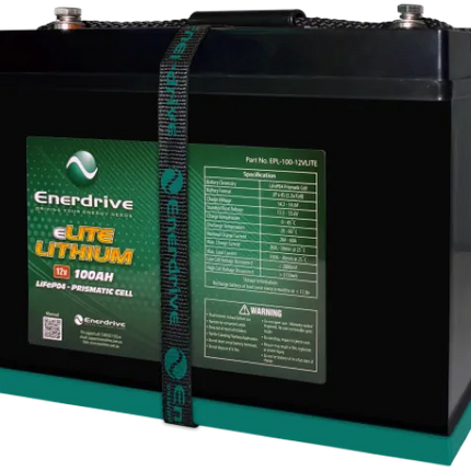 Enerdrive - 100ah Lithium / 12v Lifepo4 Battery eLITE