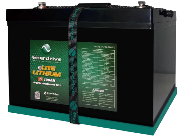 Enerdrive - 100ah Lithium / 12v Lifepo4 Battery eLITE