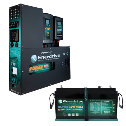 Enerdrive Adventurer 02 Inc 200ah Btec Lithium Bundle