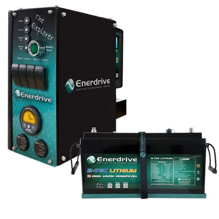 Enerdrive Explorer 01 Inc 200ah Lithium Btec Bundle