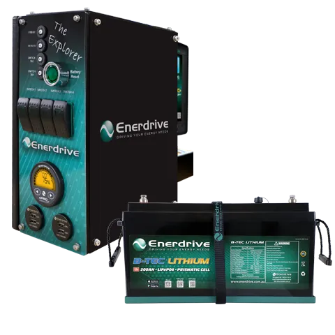 Enerdrive Explorer 01 Inc 200ah Lithium Btec Bundle