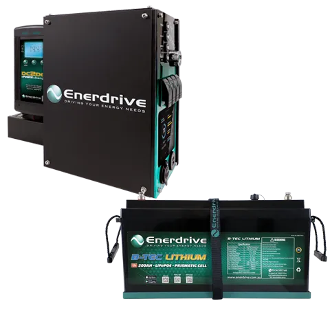 Enerdrive Explorer 03 Inc 200ah Btec Lithium Bundle
