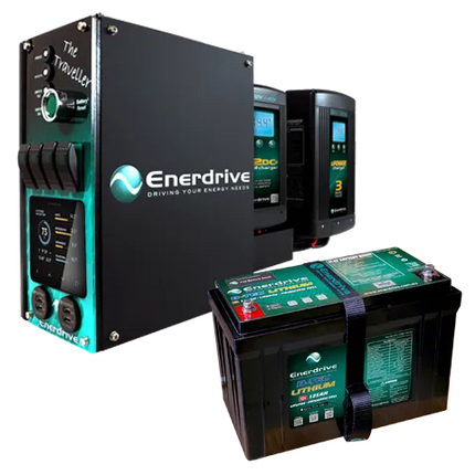 Enerdrive - Traveller 03 Inc 125ah Lithium Btec Bundle
