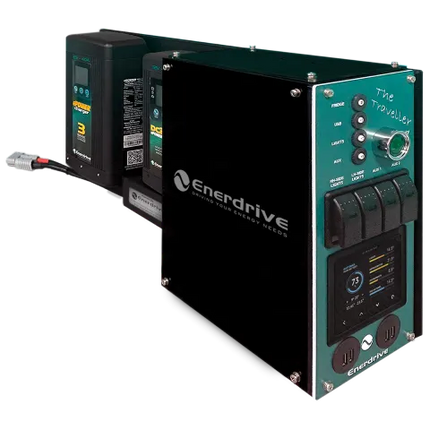Enerdrive - Traveller System Right 40AC 40DC Inc Simarine Scq50